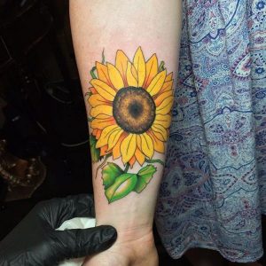 155 Sunflower Tattoos that Will Make You Glow - Wild Tattoo Art