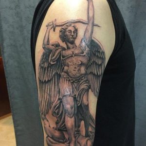 155+ Saint Michael Tattoos: Everything You Need to Learn! (with ...