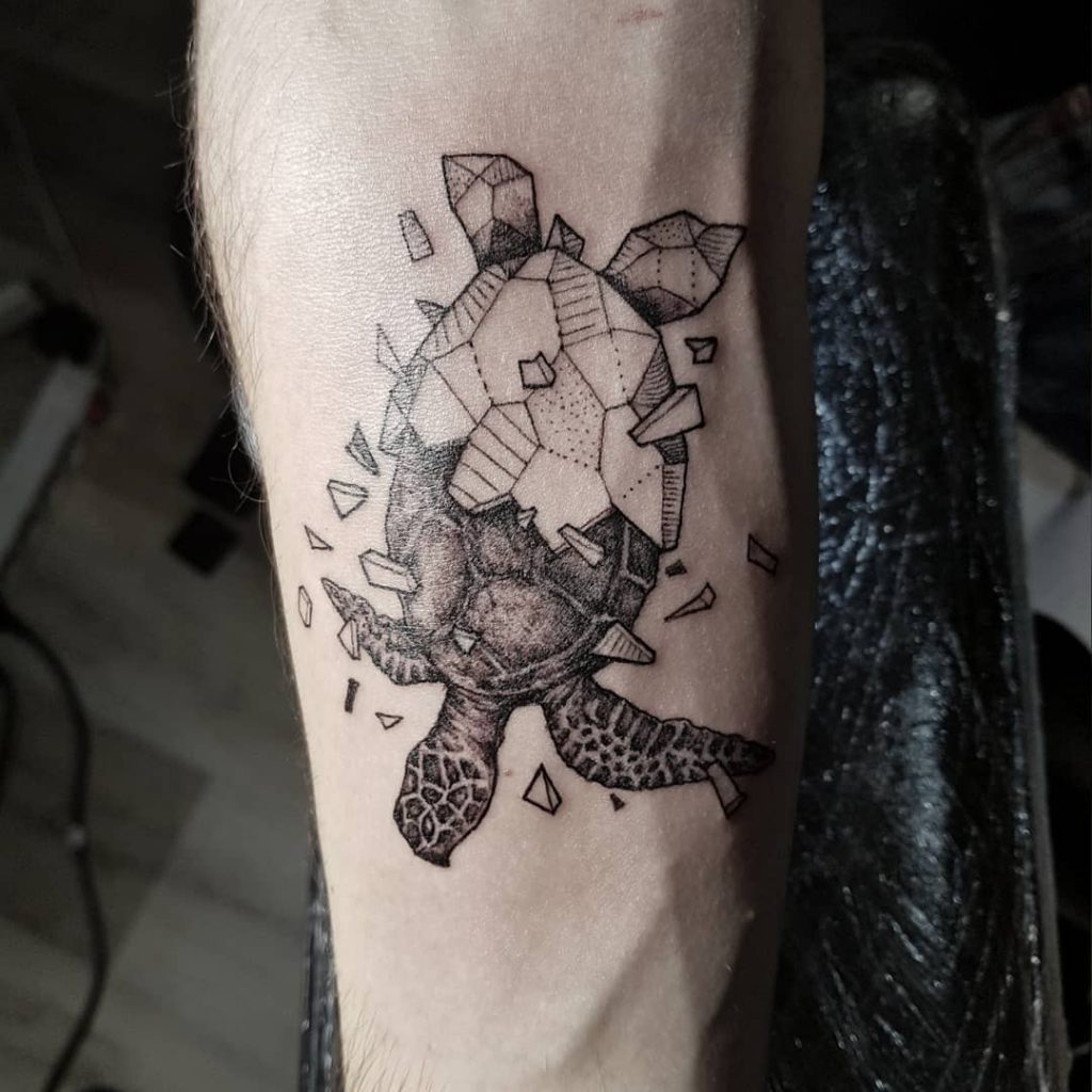 125 Unique Turtle Tattoos With Meanings And Symbolisms That You Can Get ...