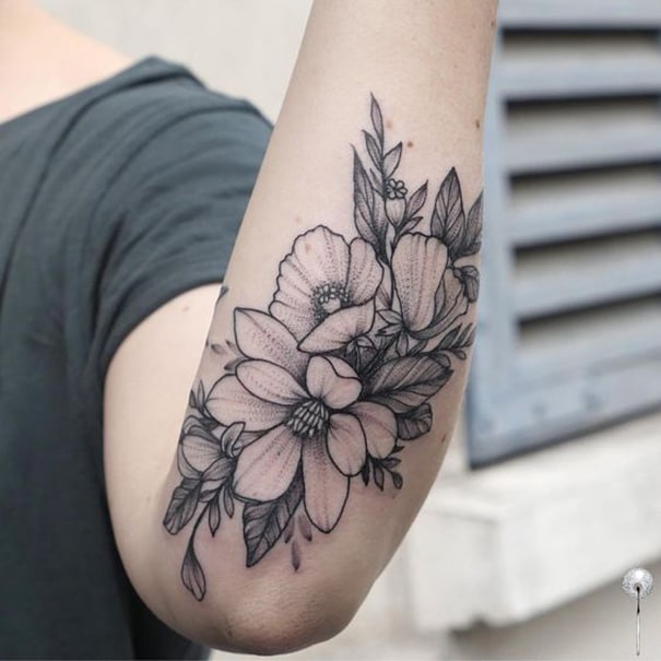 Magnolia Flower Tattoo