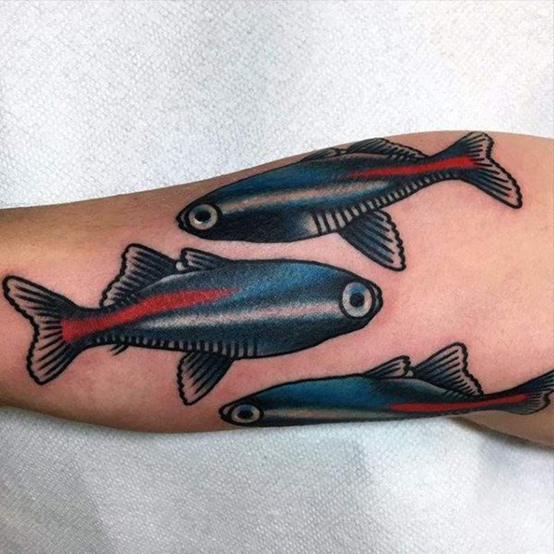 american traditional fish tattoo