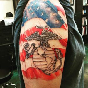 115+ Marine Tattoos Tattoos To Show Your Love For The Forces - Wild ...