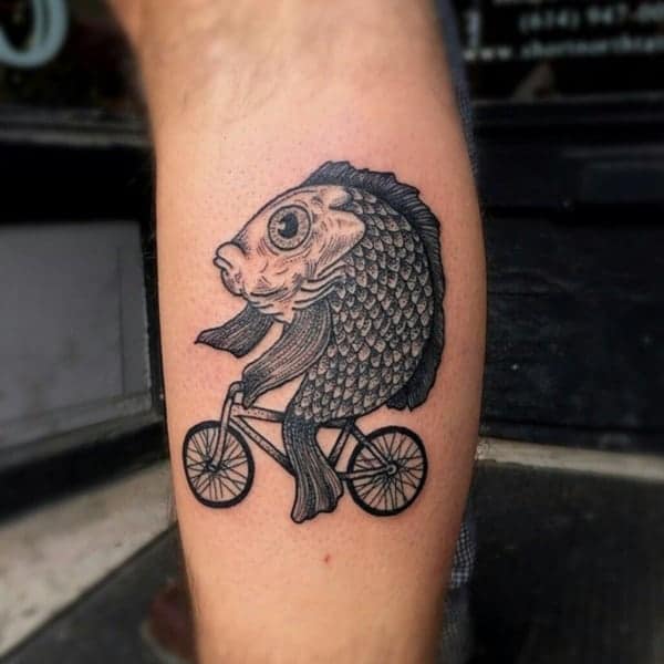 Fish Riding a Bike