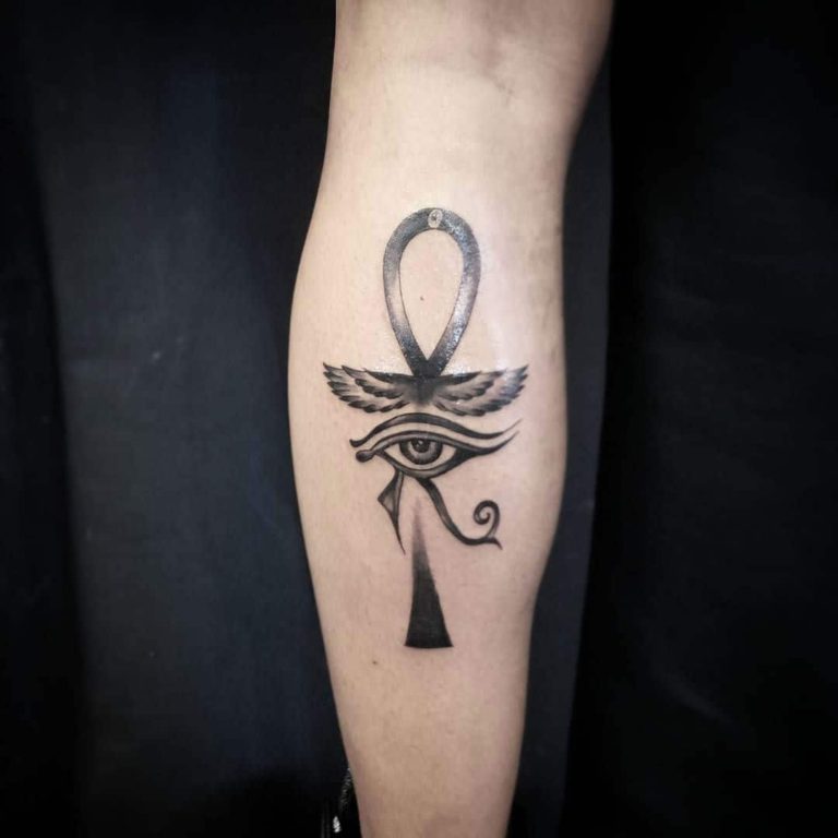 75 Ankh Tattoos that Will Help Portray the Egyptian Vibe - Wild Tattoo Art