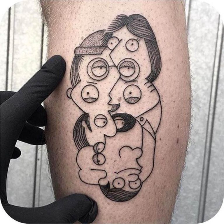 115 Cartoon Tattoos to Relive your Childhood - Wild Tattoo Art