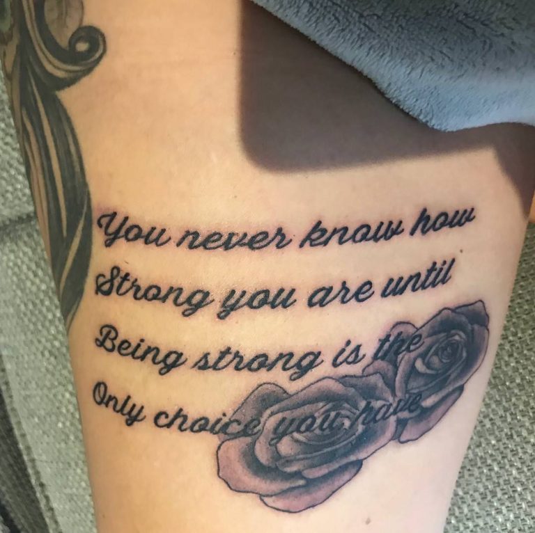 75 Quote Tattoos that Will Inspire Everyone! Wild Tattoo Art