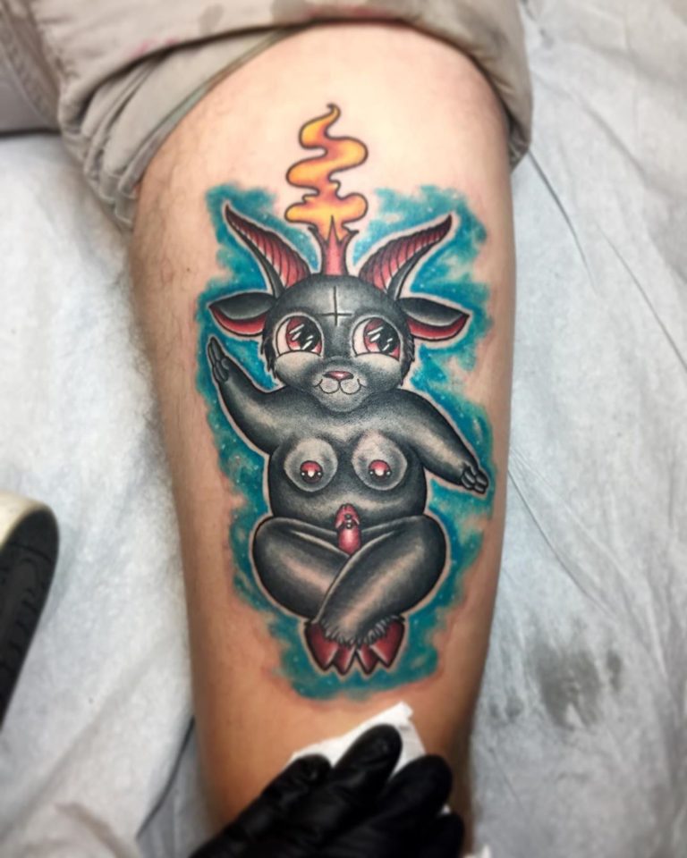 125 Deadly Baphomet Tattoo Ideas to Portray the Mystery in You - Wild ...