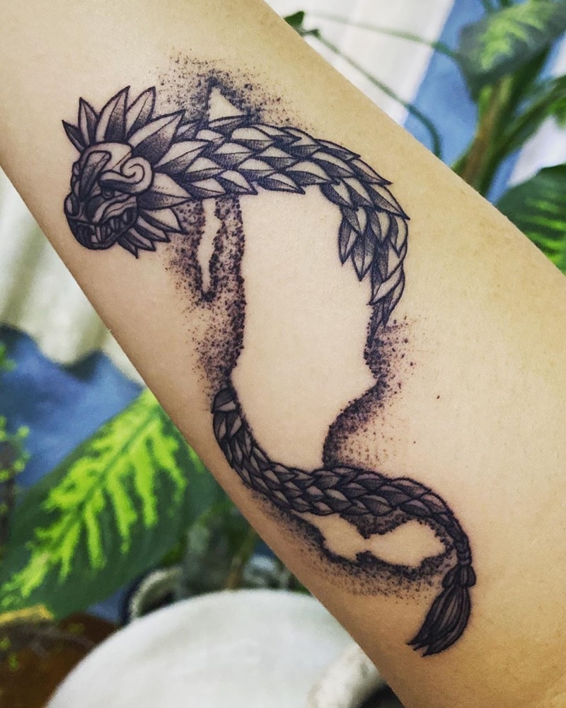 85 Spirited Quetzalcoatl Tattoos Wild Tattoo Art