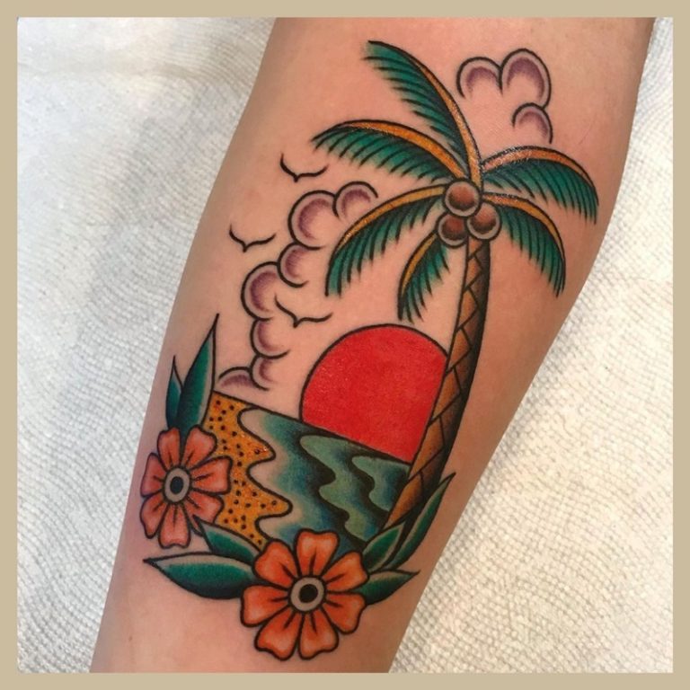 115 Palm Tree Tattoo Ideas that will add an Elegant Touch - Wild Tattoo Art